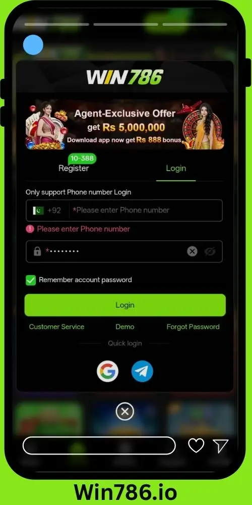 Win786 Game Login